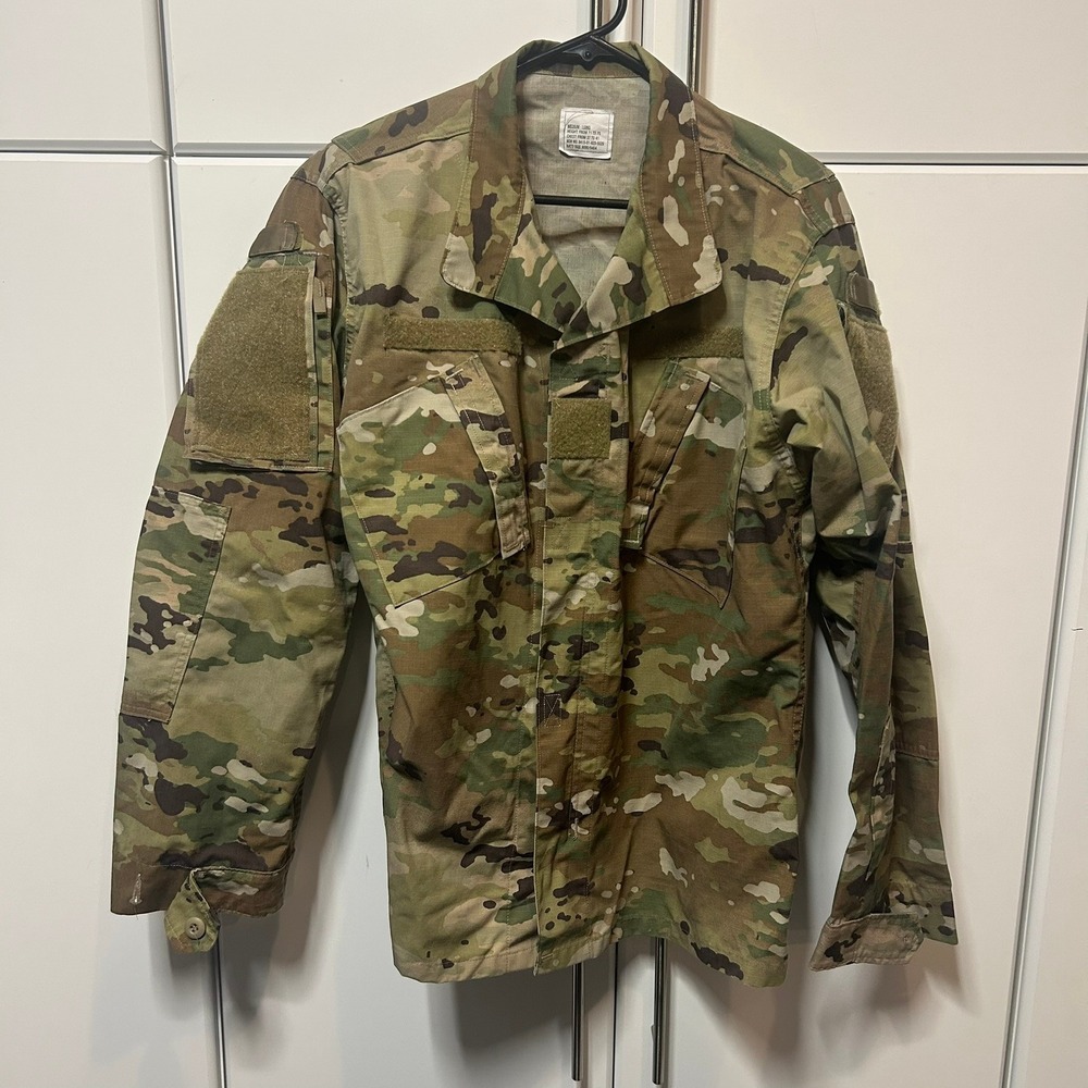 US Military OCP Multicam ACU Field Coat Jacket Medium Long 8415-01-623-5529